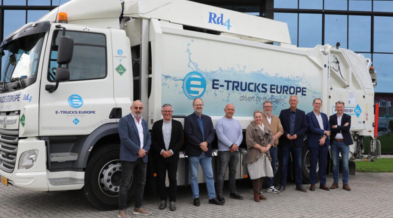 Rd4 test huisvuilwagen op waterstof van Vissers Energy Group